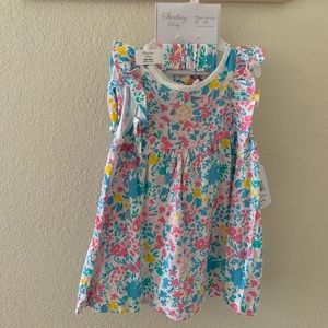 24mo. Comes with matching headband and bloomers.